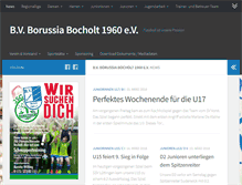 Tablet Screenshot of borussia-bocholt.de